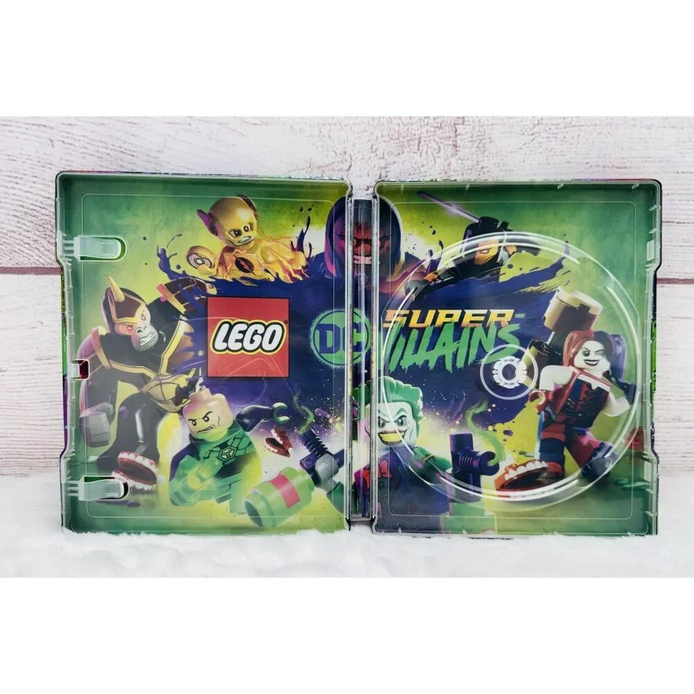 Lego DC Super Villains Steelbook - CASE ONLY - NO DISC - USED
